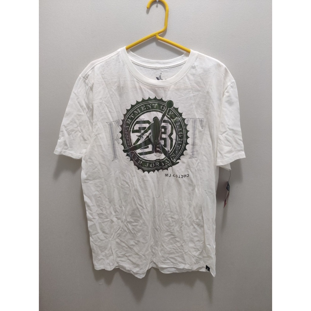 Nike Jordan Vintage MJ 23 Money T Shirt NBA Currency Mens Large
